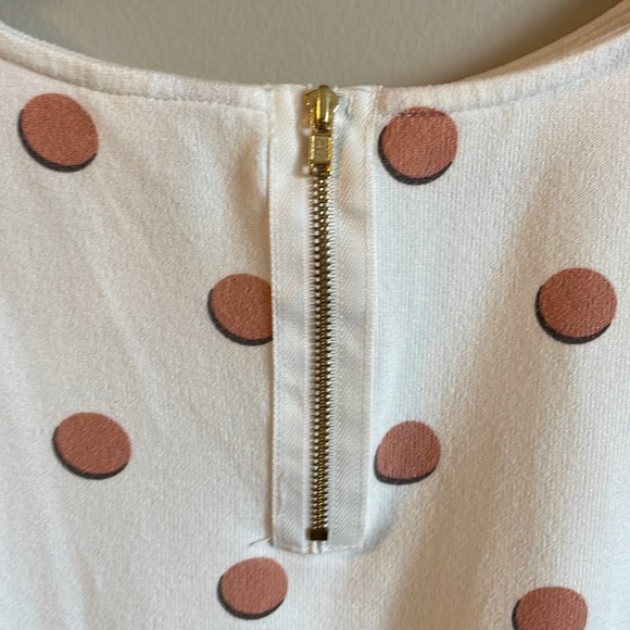 Westmoon LA brand Bubble Print crop T-shirt with zipper accent Size small - Picture 4 of 4